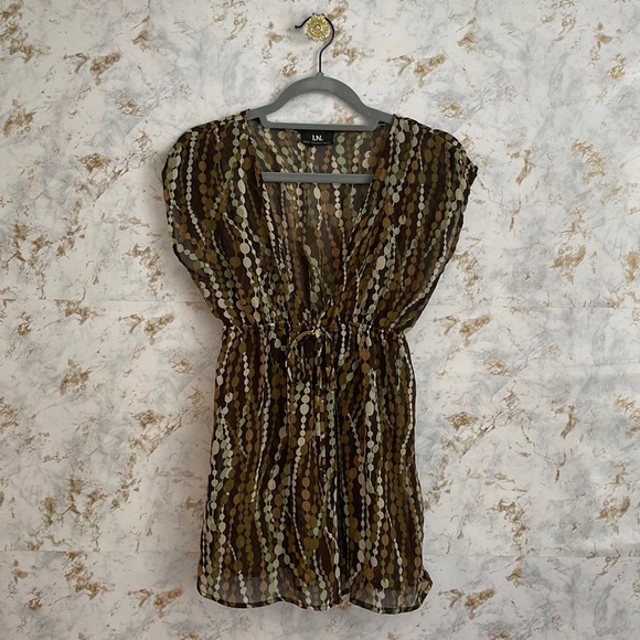 I.N. San Francisco Sheer Blouse | SIZE S - Picture 2 of 5